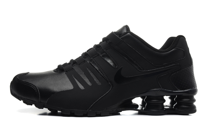 Toutes les chaussures noires Nike Shox actuelle mens nouveau 2014 (1)